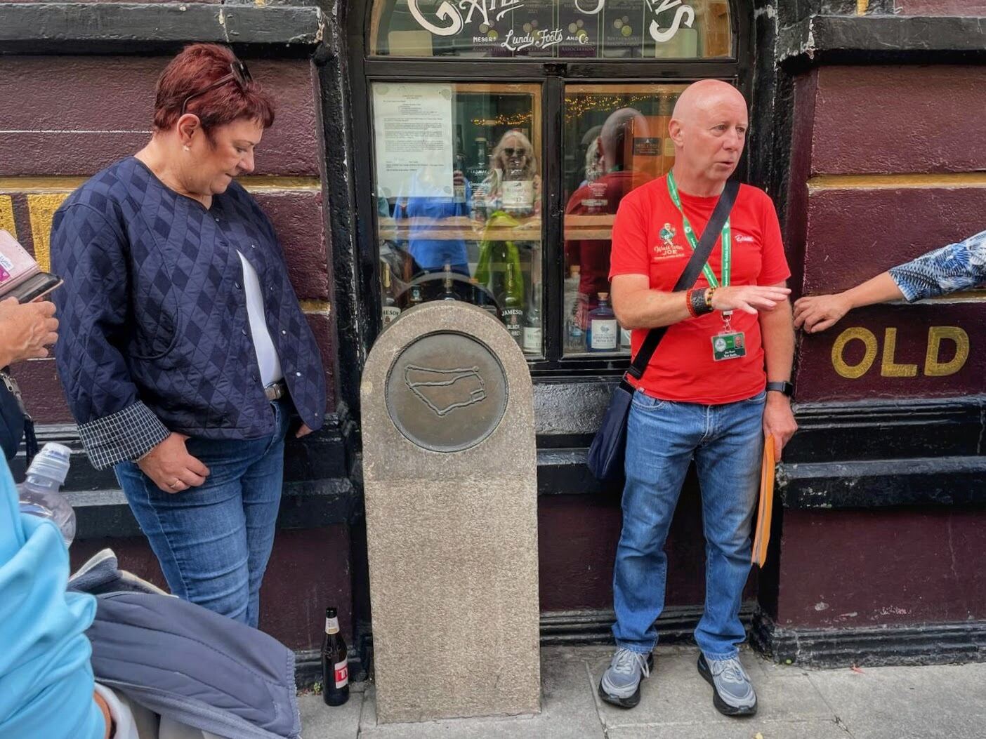 Joe outside an old Dublin pub