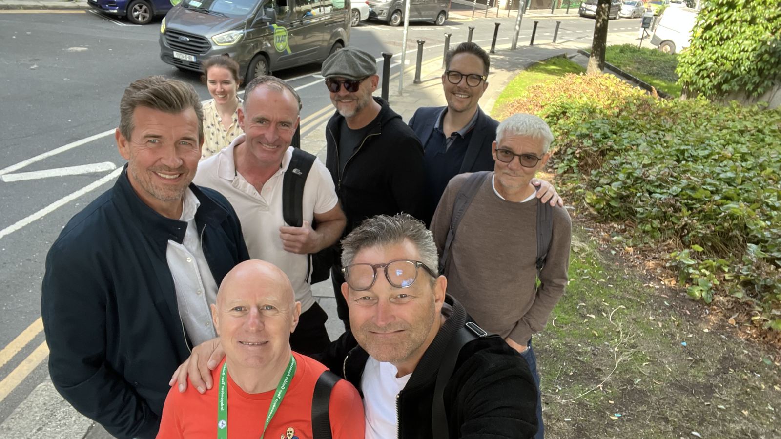 Selfie with Joe and guests
