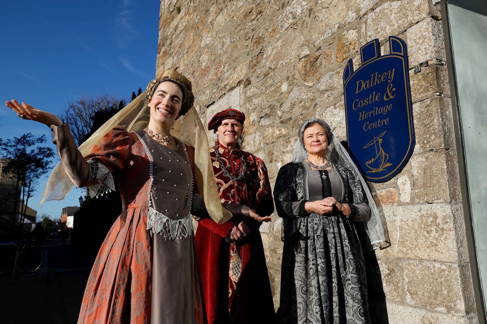 Costumed actors at Dalkey Castle and Heritage Centre