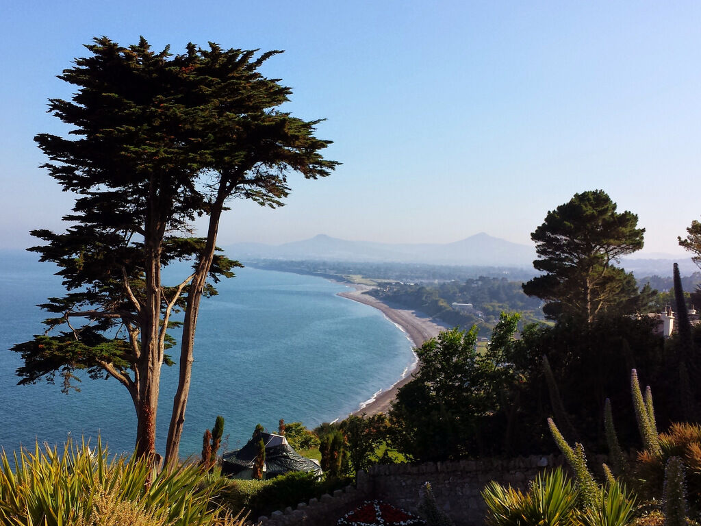 The view over Killiney Bay from Killiney Hill